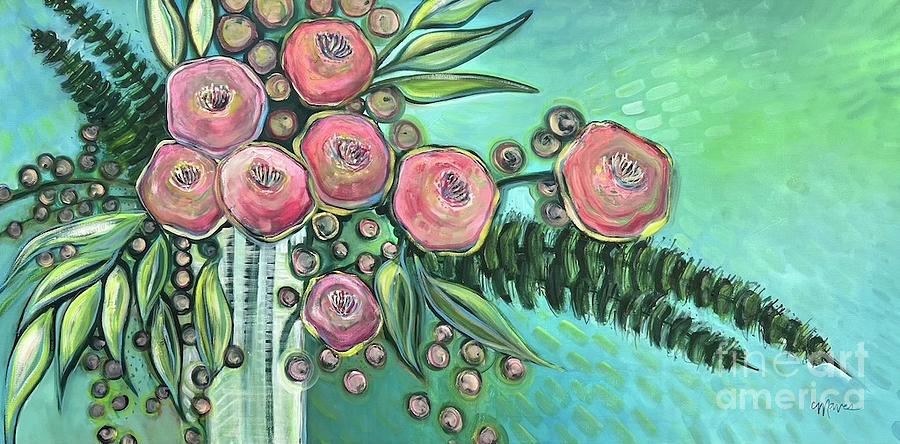 Pink Poppies 2023 Painting by Laurie Maves ART
