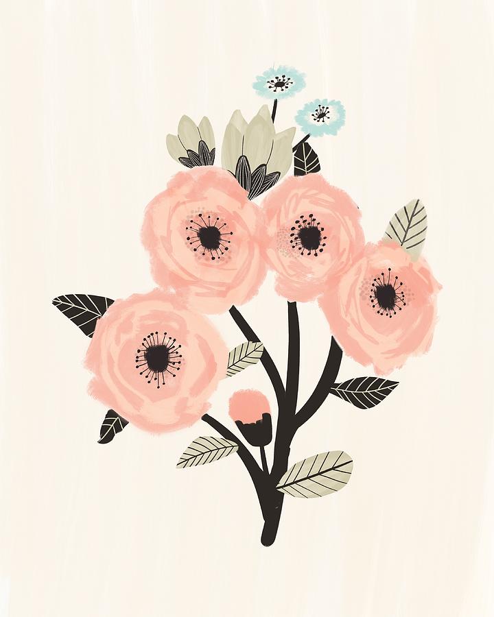 Pink Poppies Digital Art by Blenda Studio
