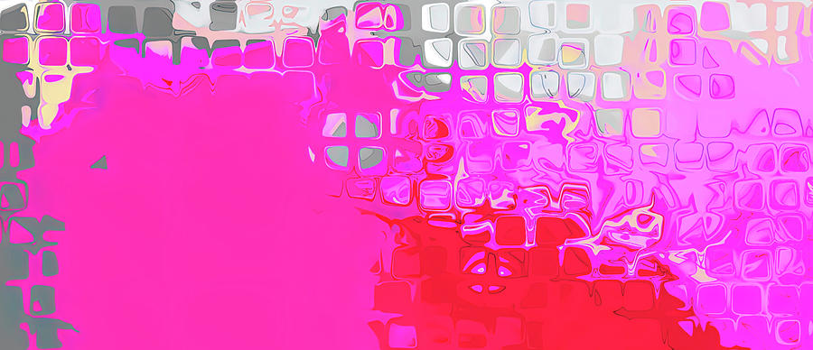 Pink Power Abstract  Digital Art by Cathy Anderson