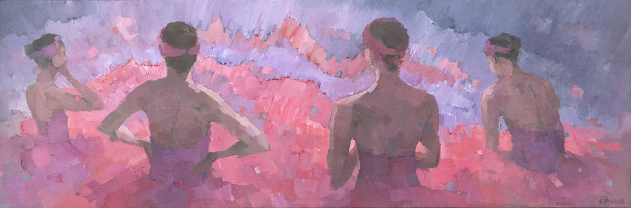 Ballerinas Painting - Pink Radiance by Steve Mitchell