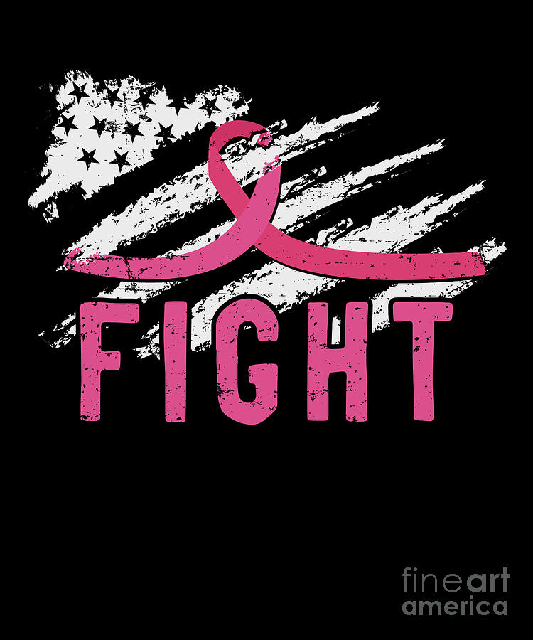 Pink Ribbon Breast Cancer Awareness Flag