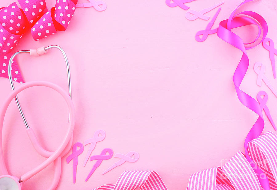 Pink Ribbon Charity Background. Photograph by Milleflore Images - Pixels