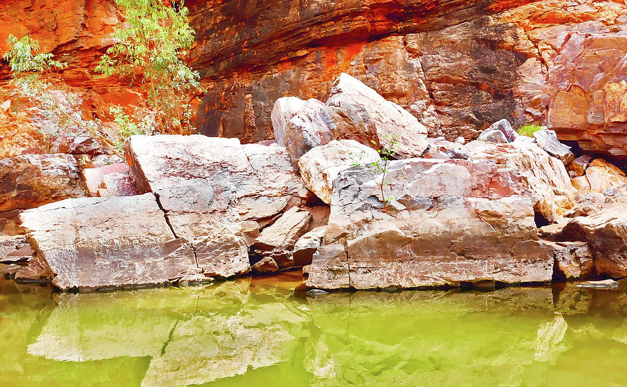 Pink Rocks of Ormiston Gorge Photograph by Lexa Harpell