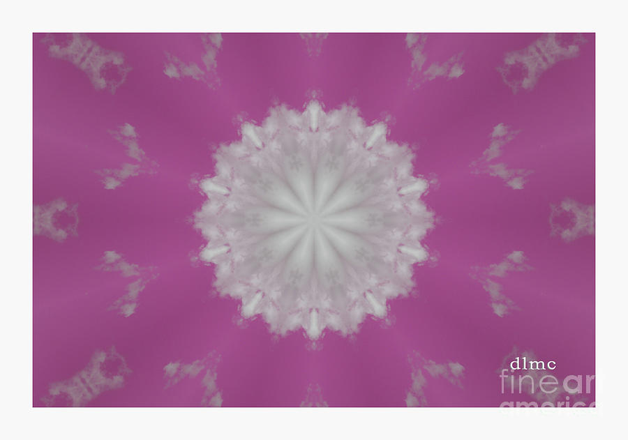 Pink Sky Kaleidoscope Painting by Donna L Munro