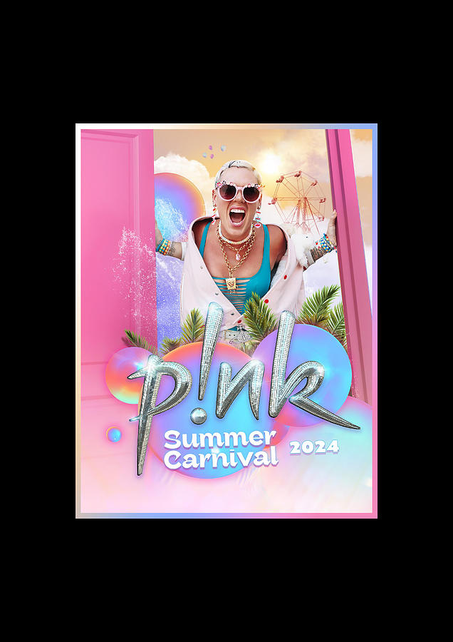 Pink Summer Carnival Australia Tour 2024 Ys11 Digital Art by Yusuf