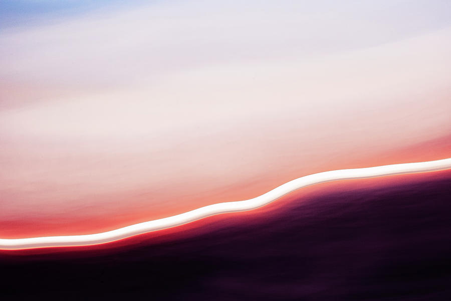 Pink Sunset Abstract Photograph by Ada Weyland