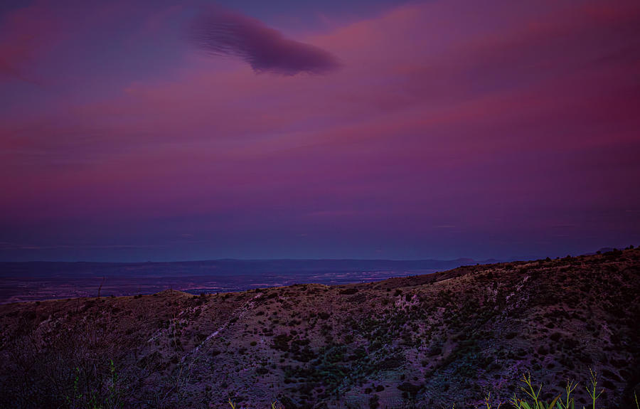 Pink Sunset in Jerome Photograph by Linda Unger