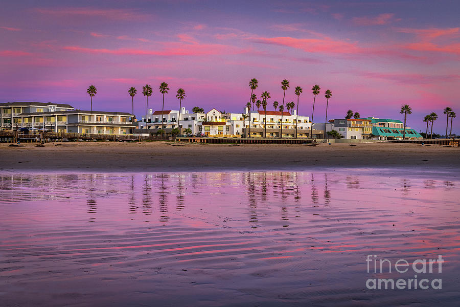 Pink Sunset Over Pismo Beach Photograph by Mimi Ditchie