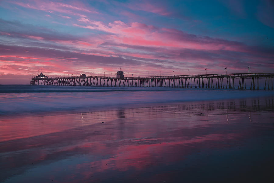 Pink Sunset Pier Photograph by Rick Saavedra - Pixels