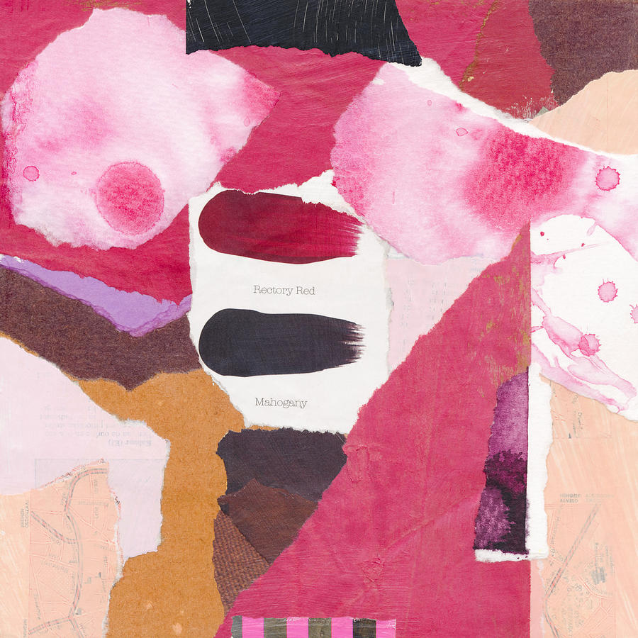 0088-Tourmaline Pink Mixed Media by Anke Classen
