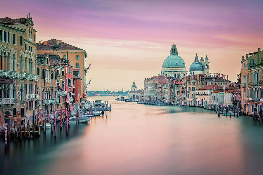 Architecture Photograph - Pink Venice by Manjik Pictures