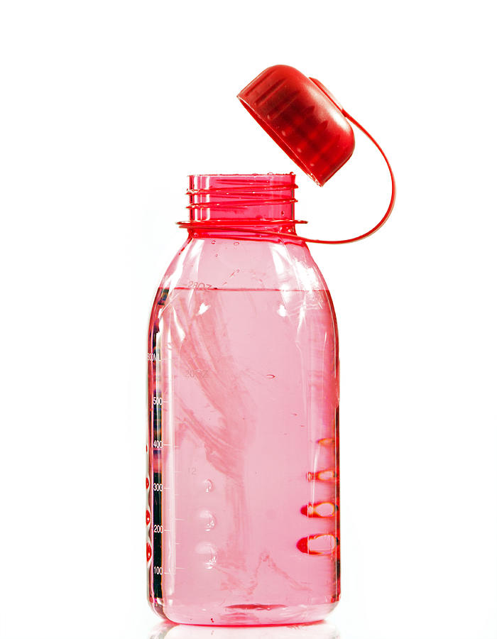 Pink Water Bottle Photograph by Wwing