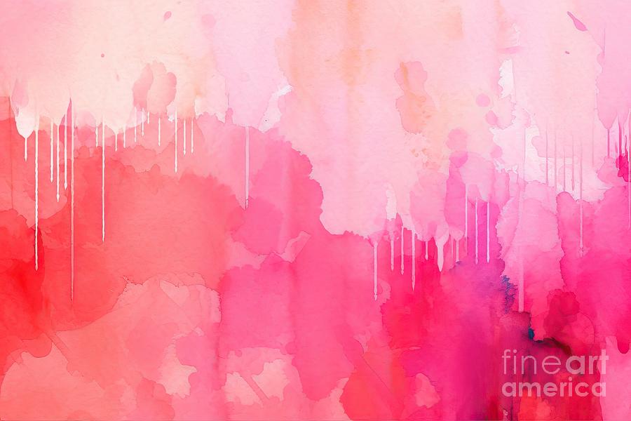 Pink Watercolor Texture Background Graphic by AnnuDesign