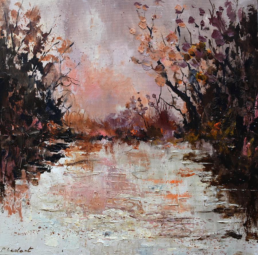 Pink waters Painting by Pol Ledent
