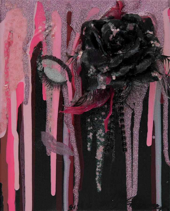 Pink Mixed Media - Pink Woman by AliciaKay