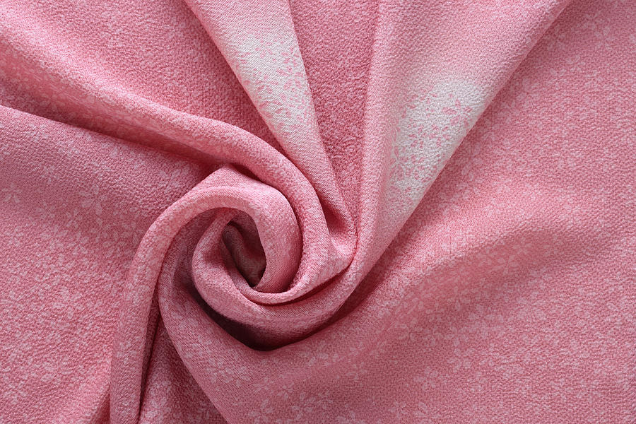 Pink wrapping cloth Photograph by Keisuke Iwamoto/Aflo