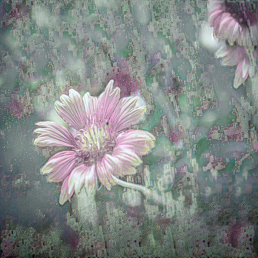 PinkFloralKlimt Digital Art by Sandra Nesbit