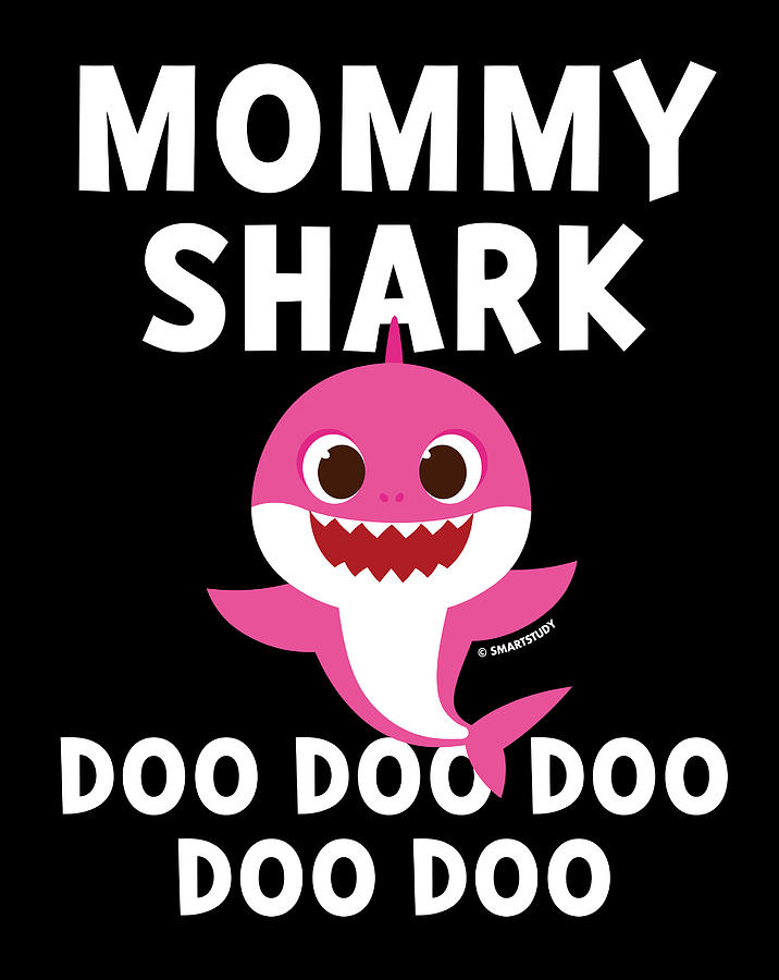 Pinkfong Mommy Shark Official Digital Art by Naomi Carter