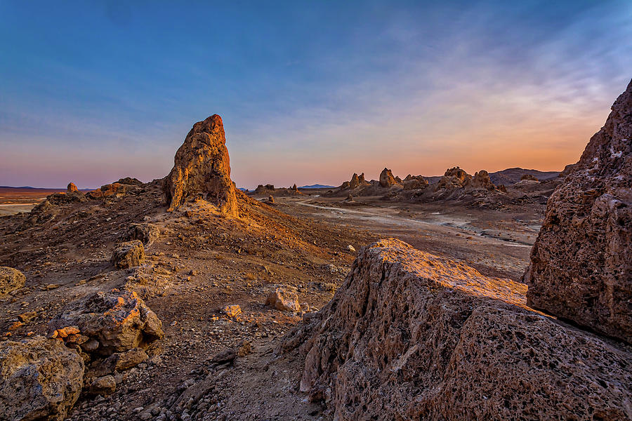 Pinnacles of Trona Photograph by Peter Tellone