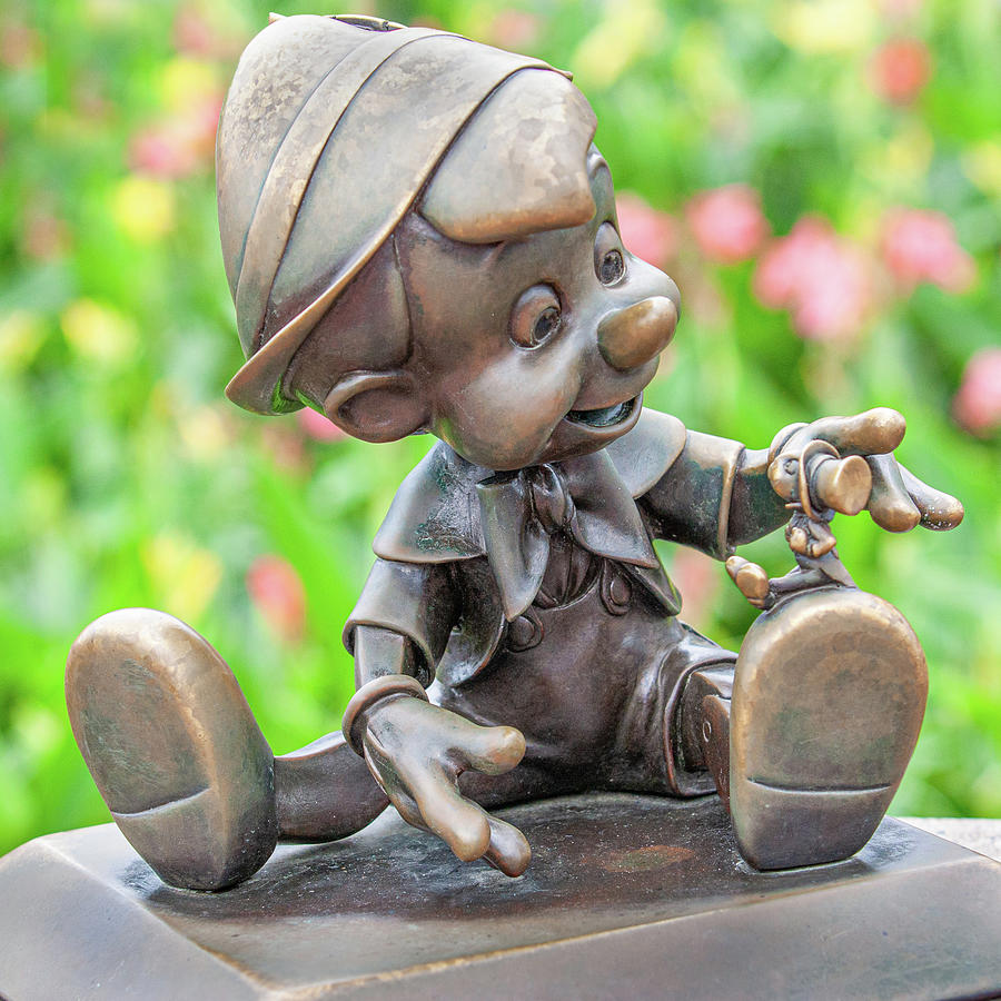 Cricket Photograph - Pinocchio and Jiminy Cricket by Mark Chandler