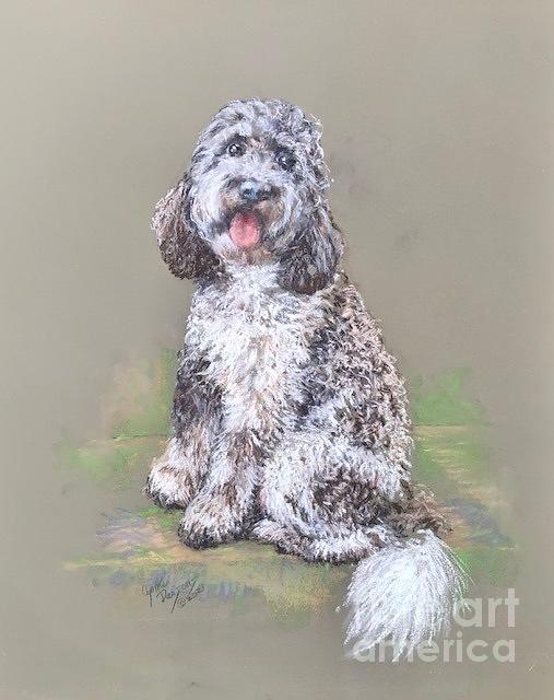 Pinot Noir The Springerdoodle Painting by Cynthia Parsons