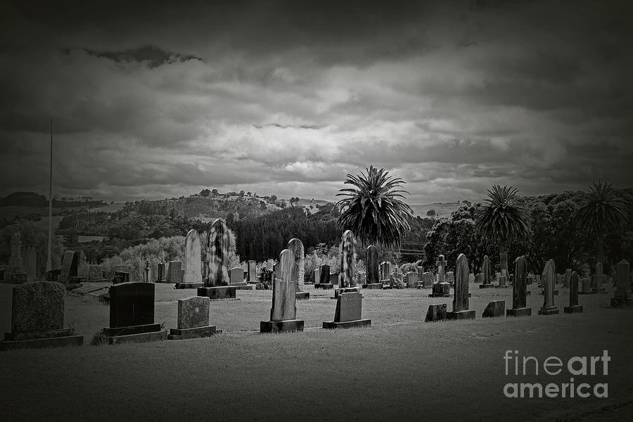 Pioneer Church Graveyard, Matakohe, New Zealand Photograph by Elaine Teague