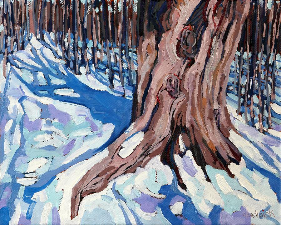 Pioneer Sugar Maple Painting by Phil Chadwick