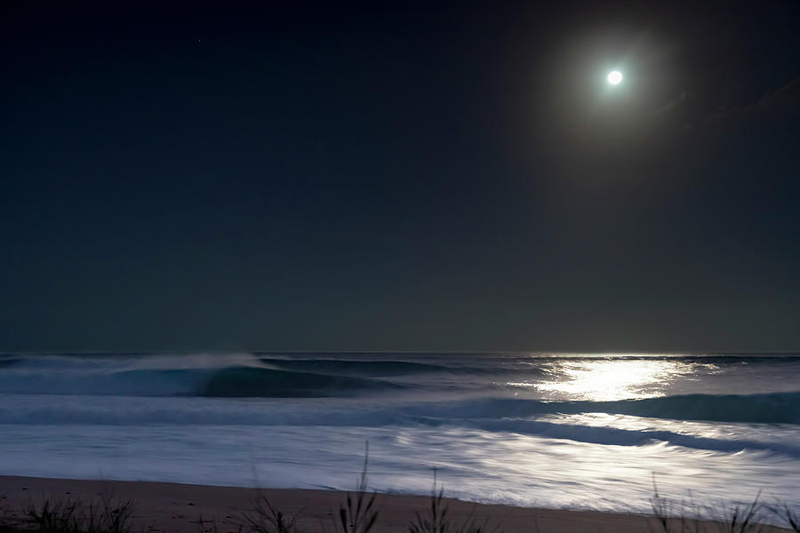 Pipe Moon-set Photograph by Sean Davey
