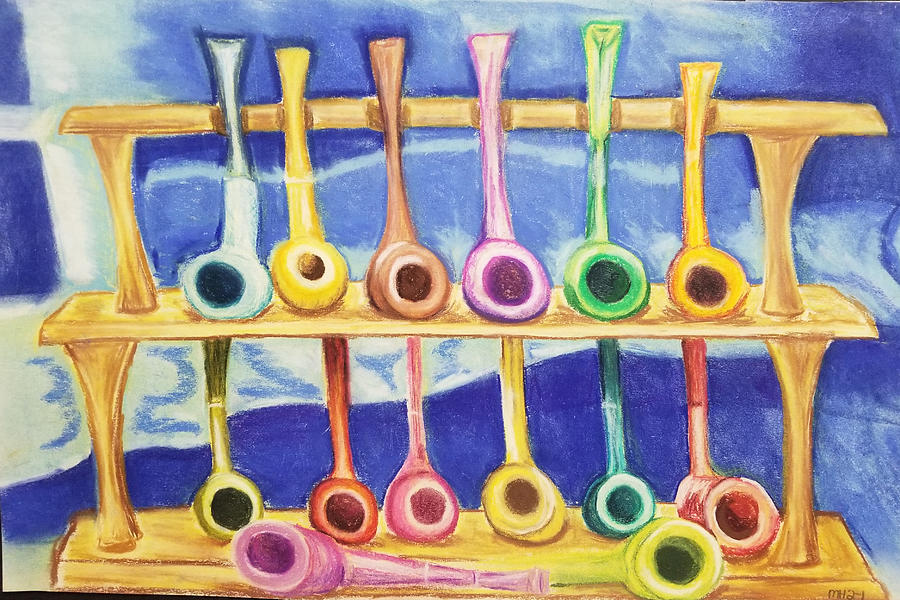 Pipe Rack Painting by Monica Habib
