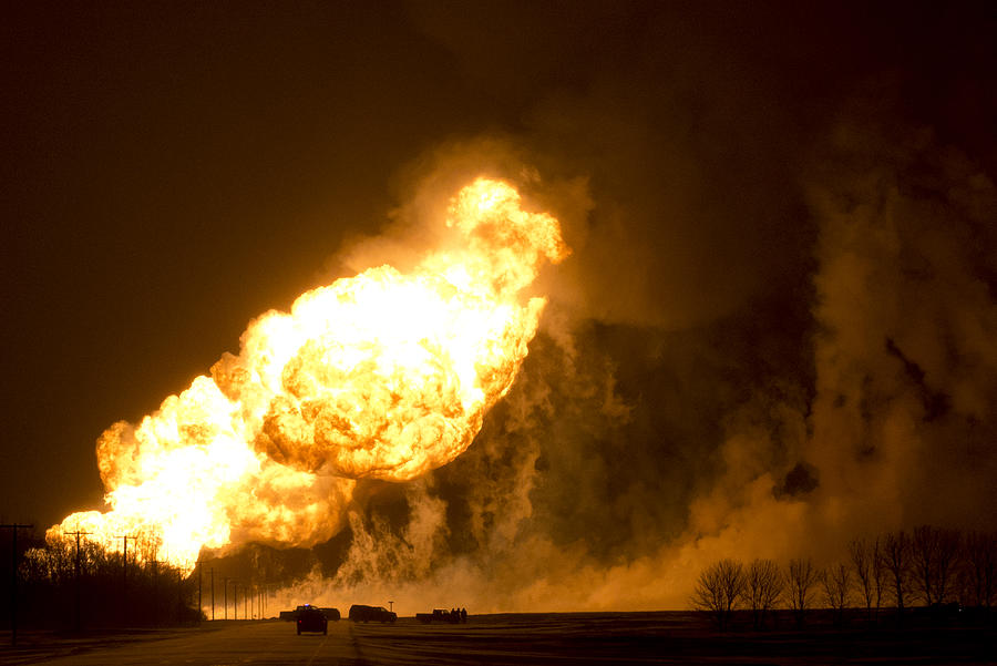 Pipeline Explosion Photograph by Jordan McRae
