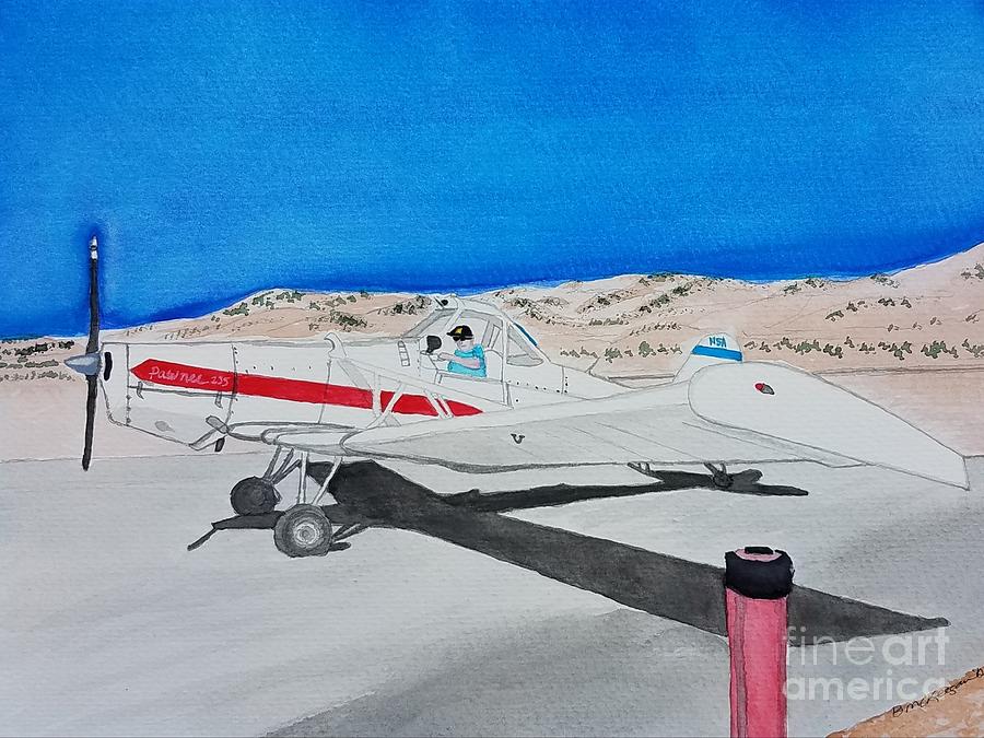 Airplane Painting - Piper Pawnee 235 Glider Tow Plane by Bonnie McKeegan Airplane Painting - Piper Pawnee 235 Glider Tow Plane by Bonnie McKeegan