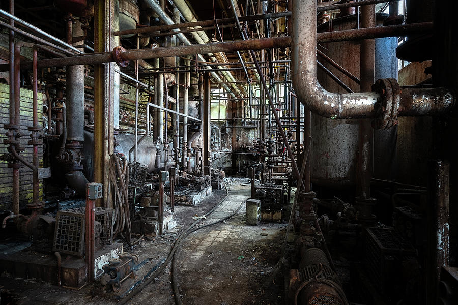 Pipes in Decay Photograph by Roman Robroek