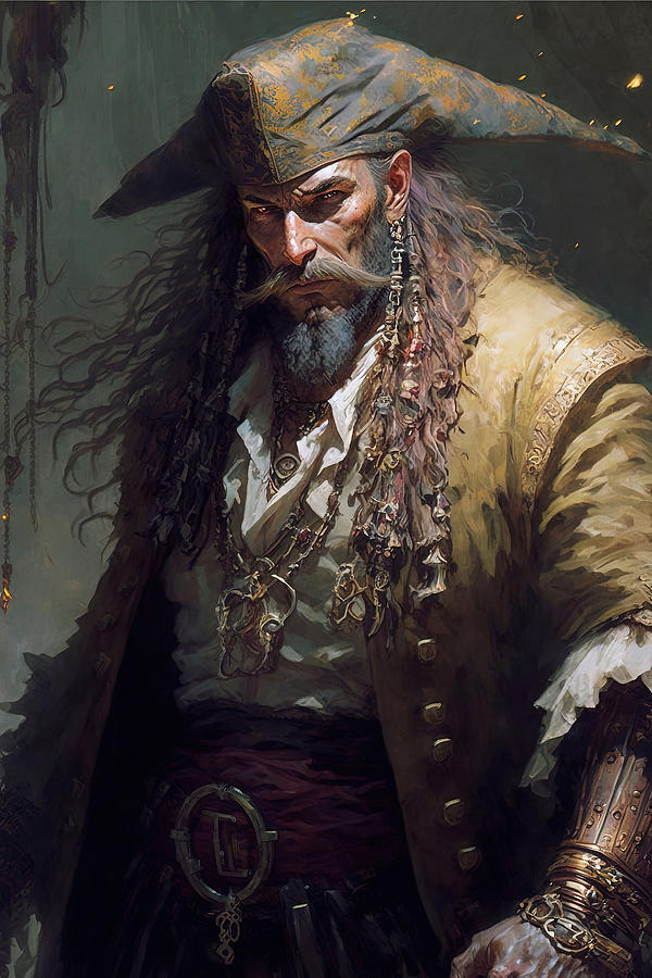 Pirate Captain, 03 by AM FineArtPrints