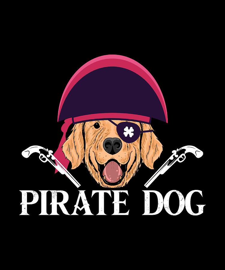 Pirate Dog Digital Art by Alberto Rodriguez - Pixels