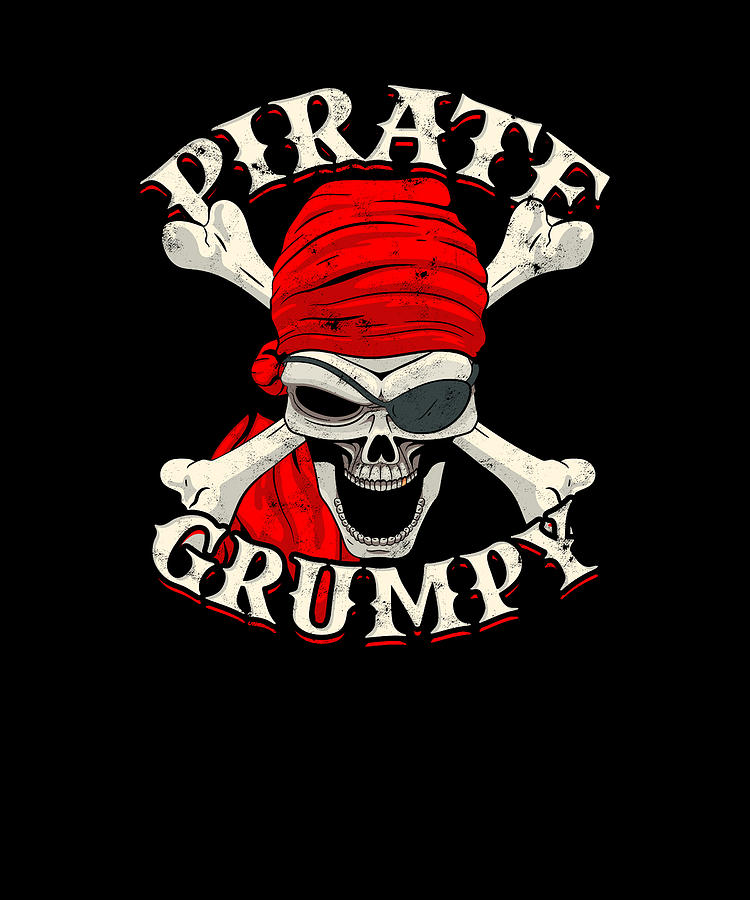 Pirate Grumpy - spooky Halloween Digital Art by Anthony Isha - Fine Art ...