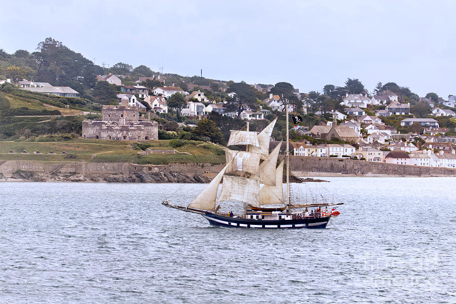 Pirate Ship at St Mawes Photograph by Terri Waters