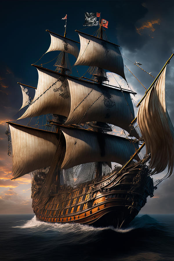 Pirate Ship Sails Photograph by Athena Mckinzie - Fine Art America