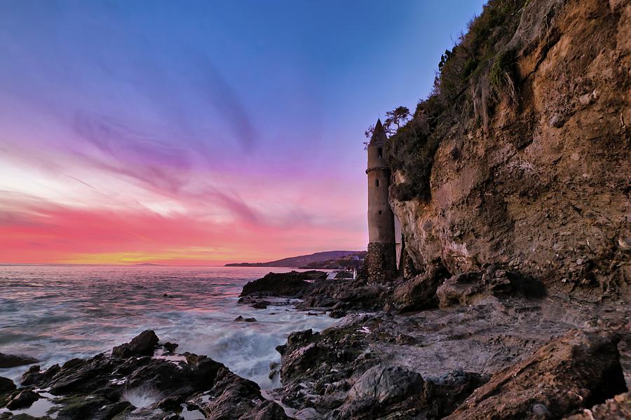 Pirate Towers Sunset Photograph by American Landscapes