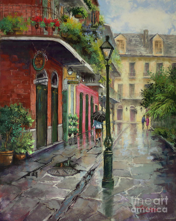 Pirates Alley Morning Pastel by Dianne Parks