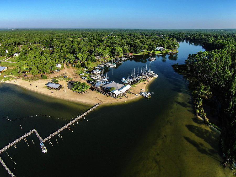 Pirates Cove Overhead Photograph by Michael Thomas