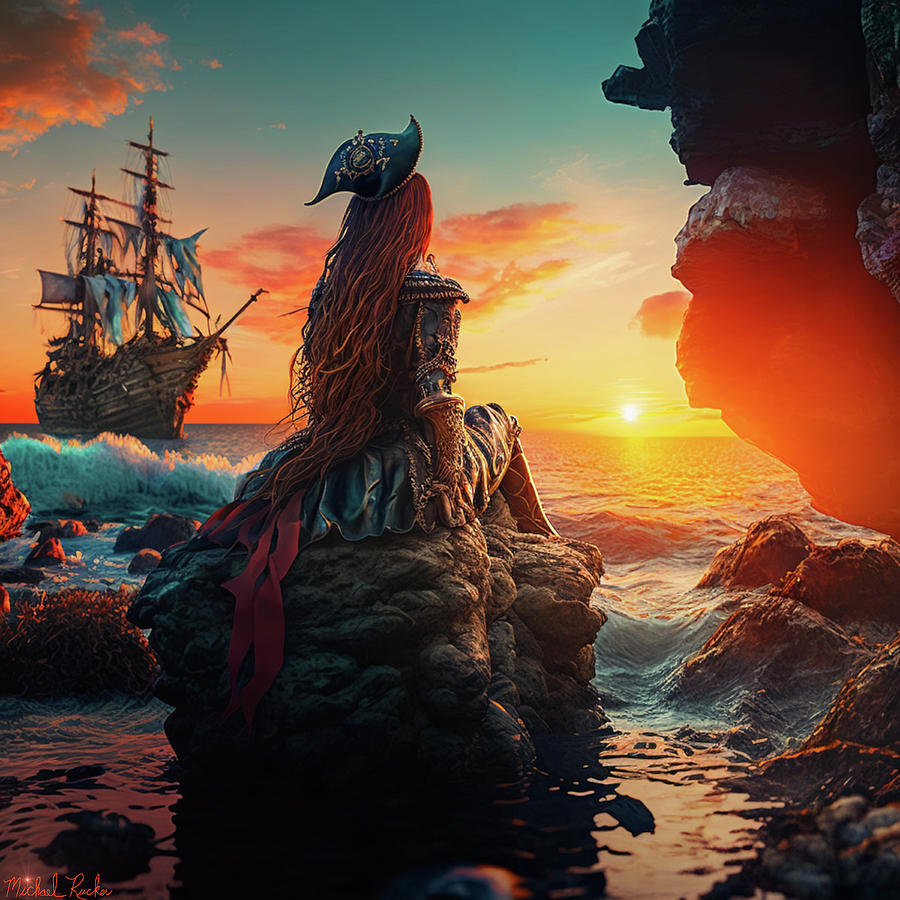 Pirates Island Digital Art by Michael Rucker