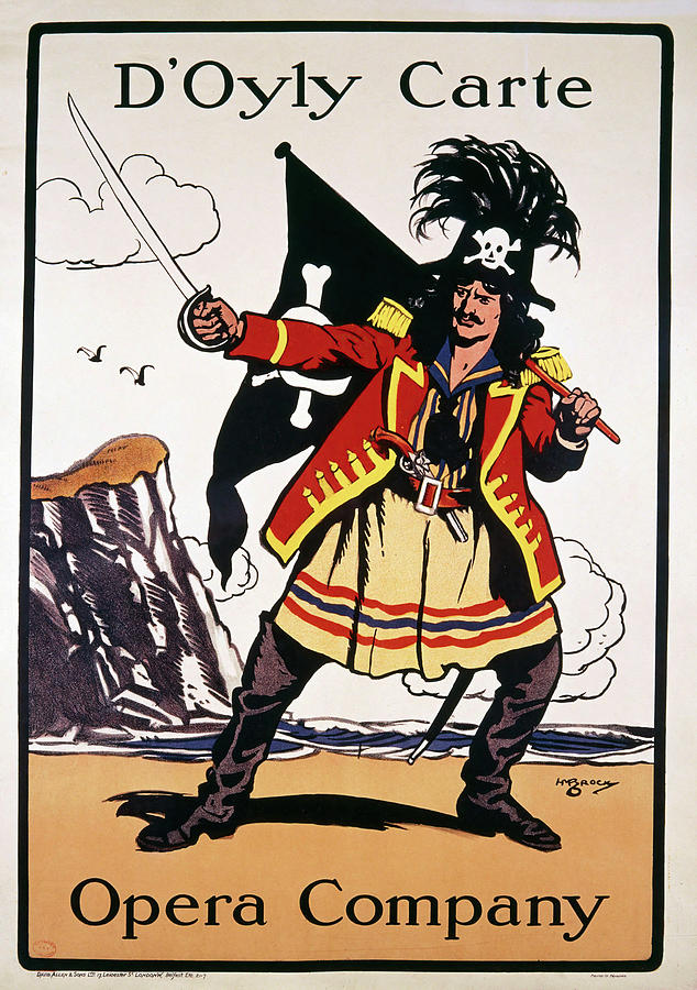 Pirates of Penzance by H.M.Brock. Painting by Album