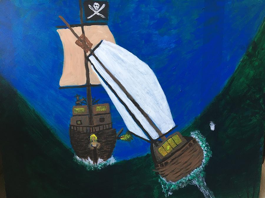 Pirates  Digital Art by Robert Lennon