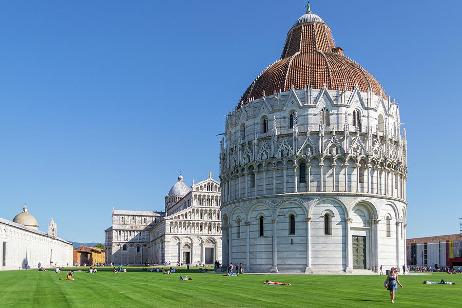 Pisa Baptistery Photograph by Andrew Lalchan