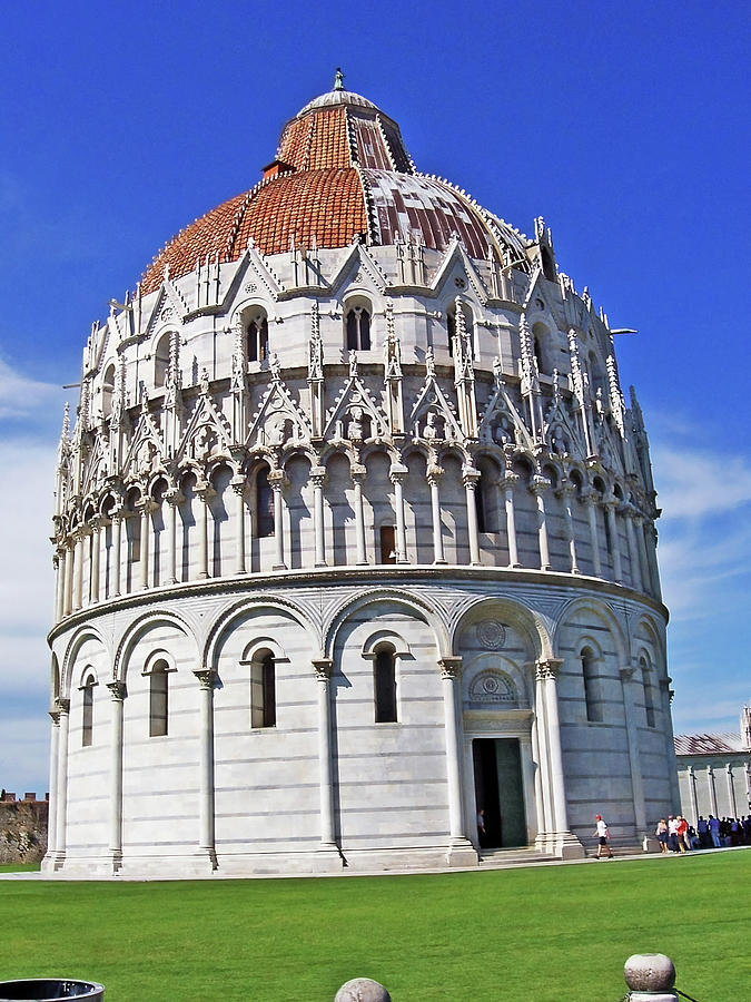 Pisa Italy Baptistery Photograph by Debbie Oppermann
