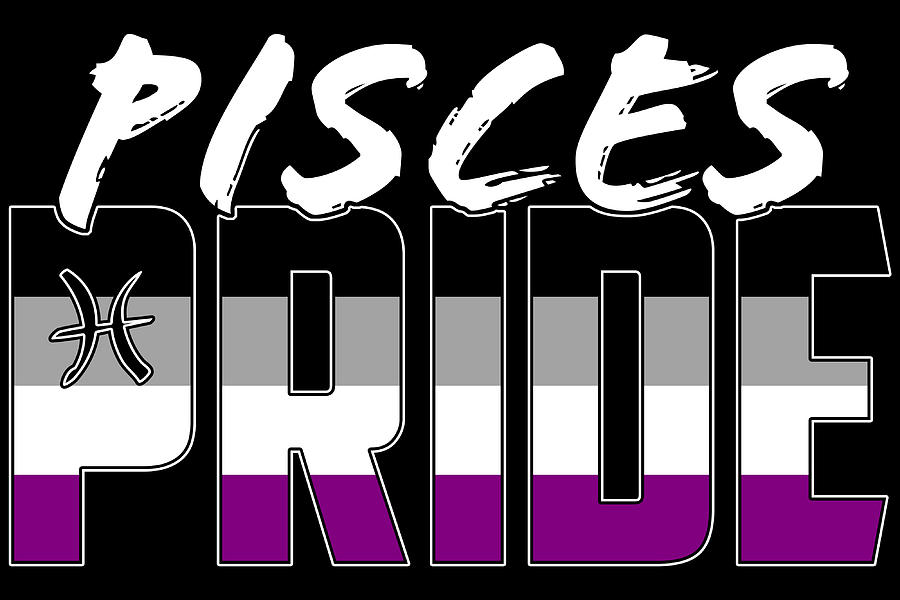 Asexual Pride Flag Scorpio Zodiac Sign Digital Art By Patrick Hiller ...