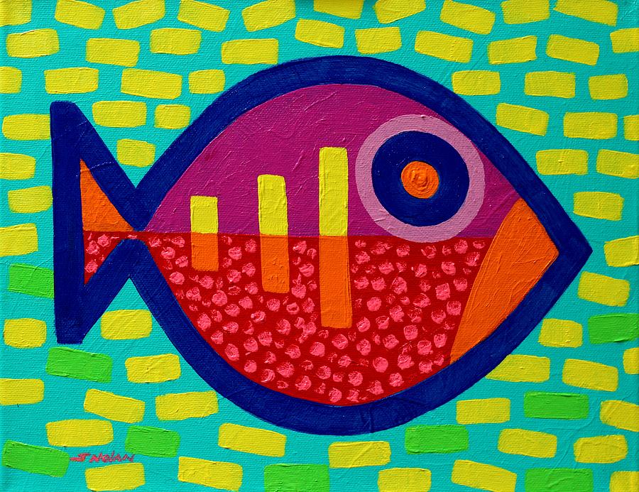 Pisces Painting by John  Nolan
