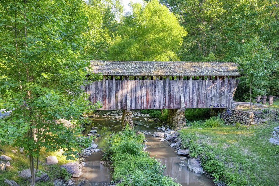 Pisgah Covered Bridge Northside 6 Photograph by Donna Twiford Pisgah Covered Bridge Northside 6 Photograph by Donna Twiford