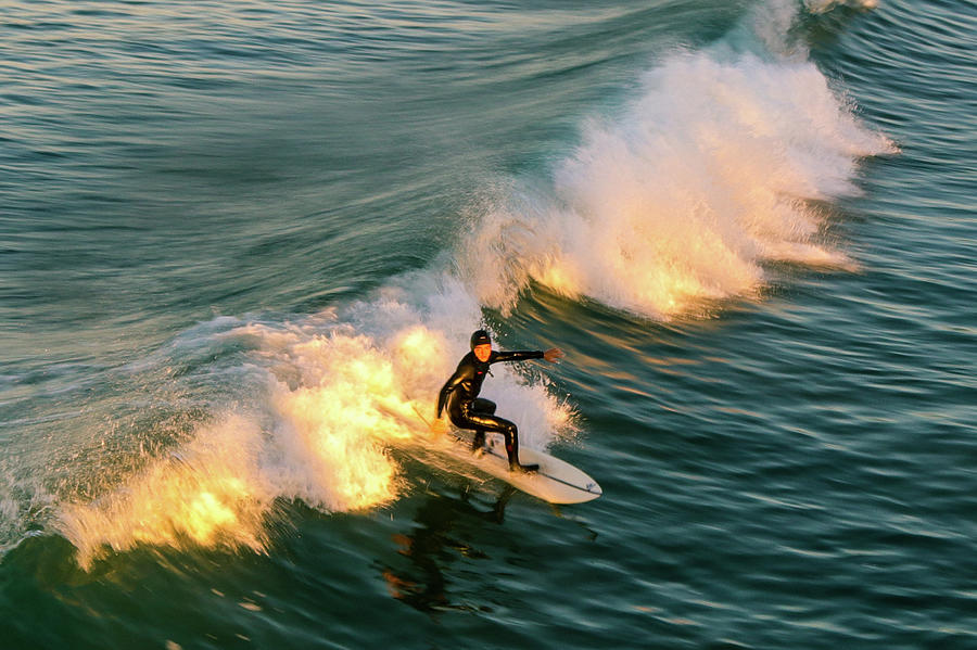 Pismo Sunrisesurfing I Photograph by Dr Janine Williams