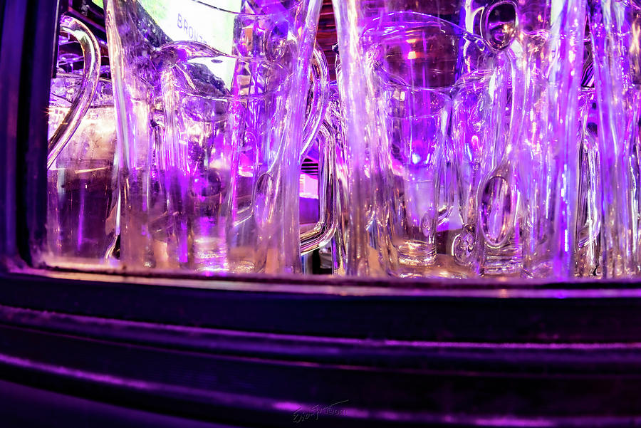 Beer Photograph - Pitcher Me Purple by Erich Grant